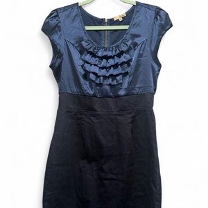 BeBop Navy Blue Cap Sleeve Mini Dress